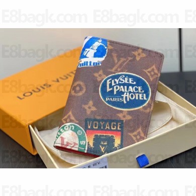 Louis Vuitton Monogram Canvas Passport Cover Flight Mode M83519 2024