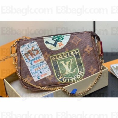 Louis Vuitton Monogram Canvas Mini Pochette Accessoires Bag Flight Mode M58009 2024