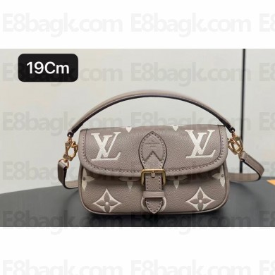 Louis Vuitton Monogram Empreinte leather Nano Diane Bag M83300 Tourterelle Beige / Cream 2024