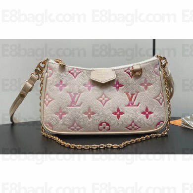 Louis Vuitton Monogram Empreinte leather Easy Pouch On Strap Bag M83448 Sunrise Aquarelle 2024
