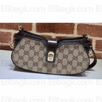 Gucci Moon Side mini shoulder bag 786015 GG Beige/Coffee 2024