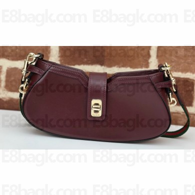 Gucci Moon Side mini shoulder bag 786015 leather Burgundy 2024