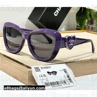 Chanel Acetate Butterfly Sunglasses A71587 CH5517 03 2024