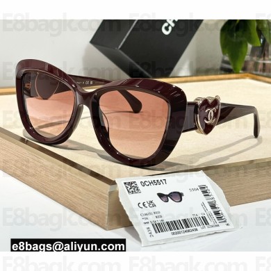 Chanel Acetate Butterfly Sunglasses A71587 CH5517 04 2024