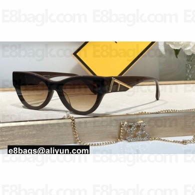 Fendi First Acetate Sunglasses FE40135I/F 01 2024