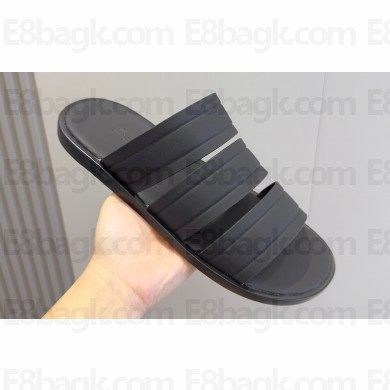 Loro Piana Calfskin Naha Men's Sandals Black 2024