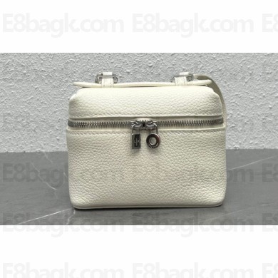 Loro Piana Extra Pocket Lipstick Bag in Grained Calfskin 01