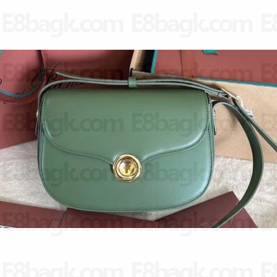 Loro Piana Small Ghiera bag in Smooth Calfskin Green 2024