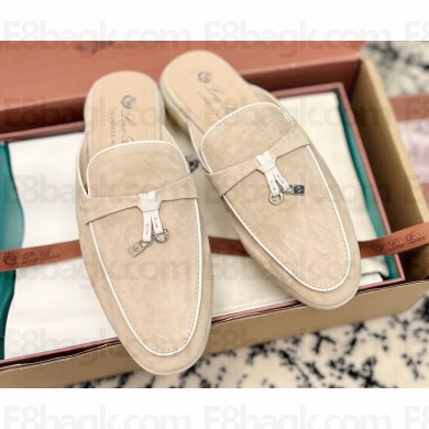 Loro Piana Summer Charms Walk Babouche Suede slipper Loafers 02 2024