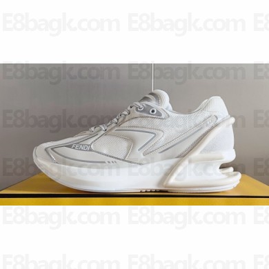 Fendi First 1 fabric trainers Sneakers Top Quality White 2024