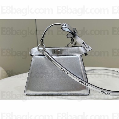 Fendi by Marc Jacobs Peekaboo ISeeU Petite Bag Silver 2024