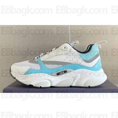 Dior Technical Mesh and Smooth Calfskin B22 Men's Sneakers Top Quality 36 2024