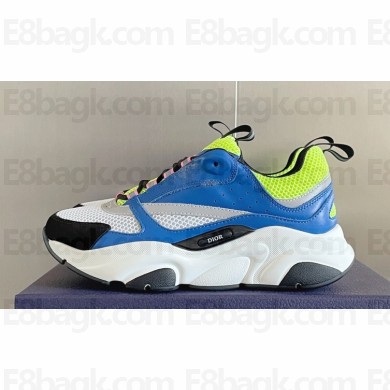 Dior Technical Mesh and Smooth Calfskin B22 Men's Sneakers Top Quality 49 2024
