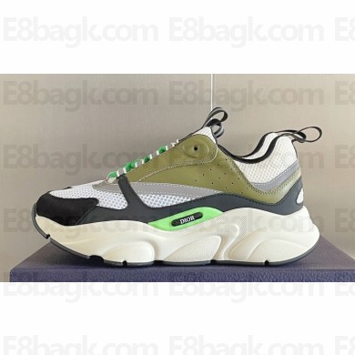 Dior Technical Mesh and Smooth Calfskin B22 Men's Sneakers Top Quality 55 2024