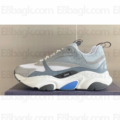 Dior Technical Mesh and Smooth Calfskin B22 Men's Sneakers Top Quality 59 2024