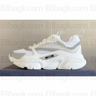 Dior Technical Mesh and Smooth Calfskin B22 Men's Sneakers Top Quality 66 2024