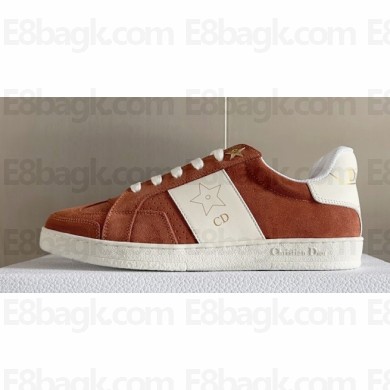 Dior Calfskin and Suede Star Sneakers Top Quality 07 2024