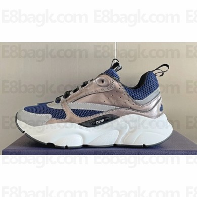Dior Technical Mesh and Smooth Calfskin B22 Men's Sneakers Top Quality 23 2024