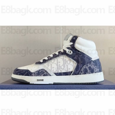 Dior Smooth Calfskin B27 Women/Men High-Top Sneakers Top Quality 04 2024