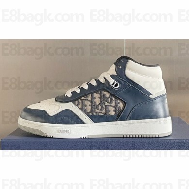 Dior Smooth Calfskin B27 Women/Men High-Top Sneakers Top Quality 12 2024