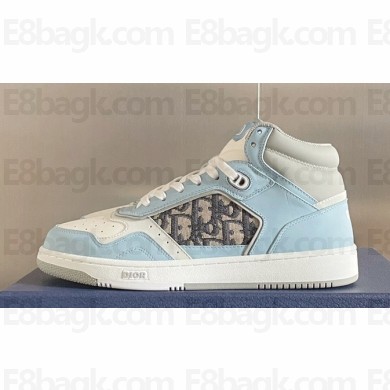 Dior Smooth Calfskin B27 Women/Men High-Top Sneakers Top Quality 13 2024