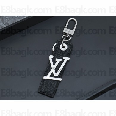 Louis Vuitton LV Oblique Tab Key Holder and Bag Charm M01473 Black
