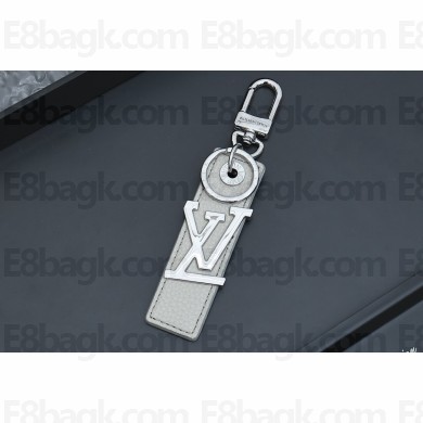 Louis Vuitton LV Oblique Tab Key Holder and Bag Charm M01473 Gray