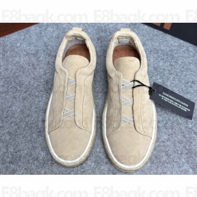 Ermenegildo Zegna Triple Stitch™ suede Men's sneakers espadrilles 11 2024