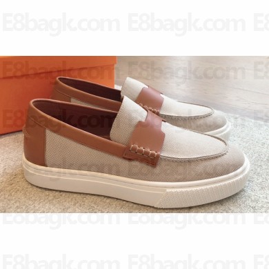 Hermes Women/Men Ike slip-on sneakers with iconic "H" cut-out detail 01 2024