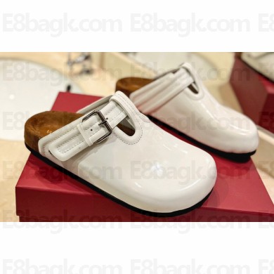 Valentino Fussfriend footbed Women/Men Fussbett Sabots in calfskin leather White 2024