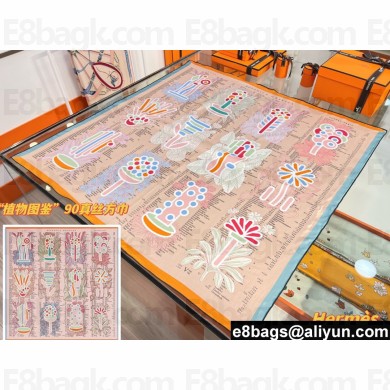 Hermes scarf 90x90cm in silk twill Top Quality 163 2024