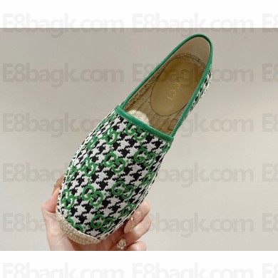 Gucci Canvas GG Espadrilles Green 2024