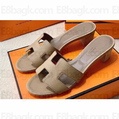 Hermes Heel 5cm Oasis Sandals in Togo Leather (original quality) 43