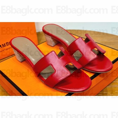 Hermes Heel 5cm Oasis Sandals in Swift Box Calfskin (original quality) 51