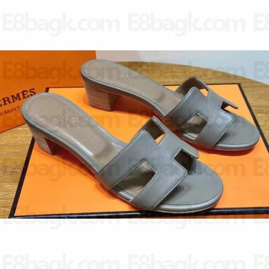 Hermes Heel 5cm Oasis Sandals in Swift Box Calfskin (original quality) 44