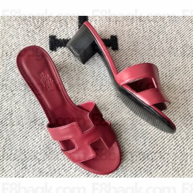 Hermes Heel 5cm Oasis Sandals in Swift Box Calfskin (original quality) 10