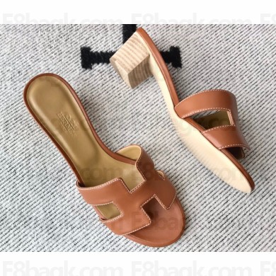 Hermes Heel 5cm Oasis Sandals in Swift Box Calfskin (original quality) 12