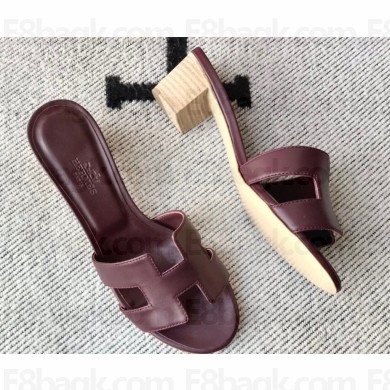 Hermes Heel 5cm Oasis Sandals in Swift Box Calfskin (original quality) 13