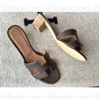 Hermes Heel 5cm Oasis Sandals in Swift Box Calfskin (original quality) 18