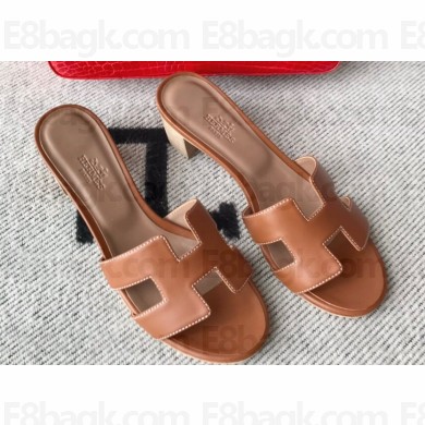 Hermes Heel 5cm Oasis Sandals in Swift Box Calfskin (original quality) 20