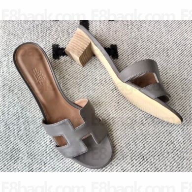 Hermes Heel 5cm Oasis Sandals in Swift Box Calfskin (original quality) 25