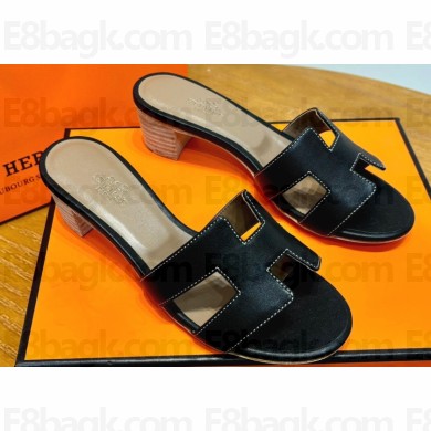 Hermes Heel 5cm Oasis Sandals in Swift Box Calfskin (original quality) 47