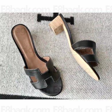 Hermes Heel 5cm Oasis Sandals in Swift Box Calfskin (original quality) 36