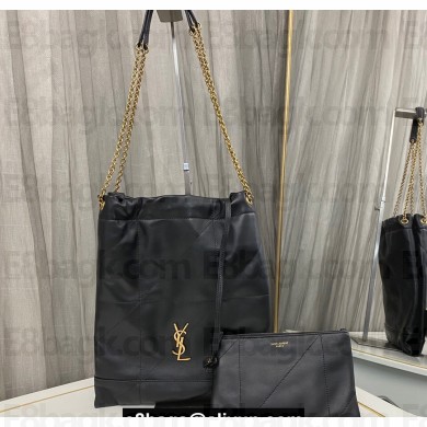Saint Laurent JAMIE 4.3 POCHON Bag in lambskin 781666 Black 2024
