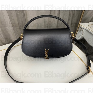 Saint Laurent VOLTAIRE BOX Leather Shoulder Bag 787671 Black 2024