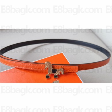 Hermes Tornade belt buckle & Reversible leather strap 13 mm 02