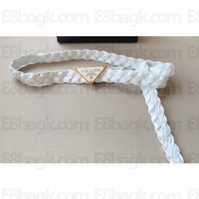 Prada Width 2.5cm Braided Nappa leather belt 03