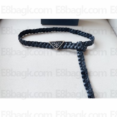 Prada Width 2.5cm Braided Nappa leather belt 04