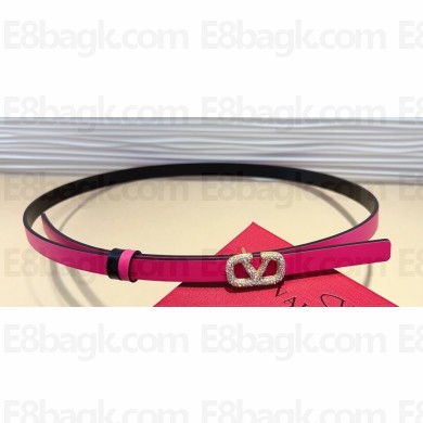 Valentino Vlogo Signature Reversible Belt In Metallic And Shiny Calfskin 10 mm 03