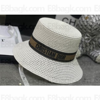 Dior D-Bobby Small Brim Straw Hat 02 2024
